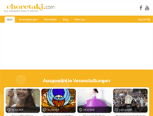 Tablet Screenshot of choretaki.com